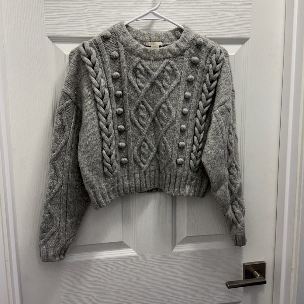 H&M Gray Textured Knit Sweater - Picture 4 of 4